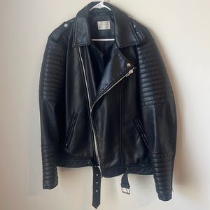 Zara leather jacket
